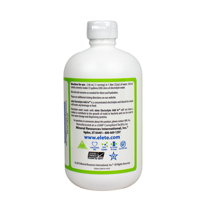 elete Electrolyte Add-In  18.6 oz/550 mL Economy Refill