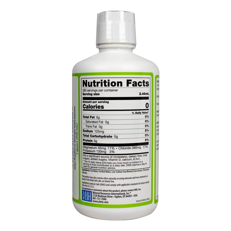 elete Electrolyte Add-In  32 oz Team Size