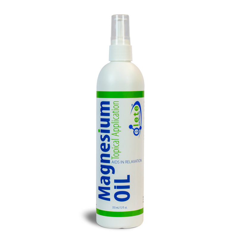 elete Magnesium Oil Spray 3 oz and 12 oz sizes