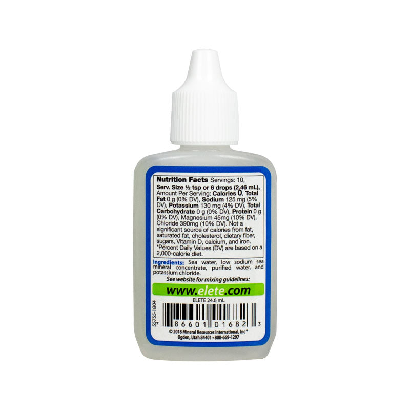 elete electrolyte Pocket Bottle size